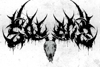 vectorize your roughest metal sketch into a pro logo