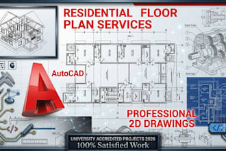 create 2d engineering mechanical technical drawings in autocad