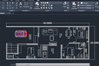 create 2d engineering mechanical technical drawings in autocad
