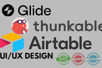 glide expert thunkable adalo no code app website glide app
