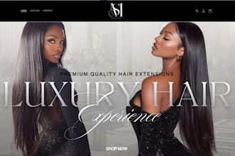 hair extension shopify store hair extension website wix hair extension website