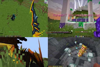 develop professional minecraft plugin or mod or data pack