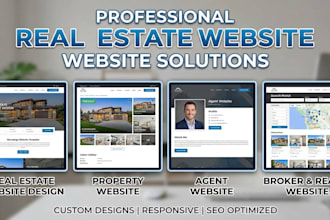 design a real estate website for agents and brokers
