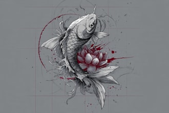 create an individual tattoo sketch for you