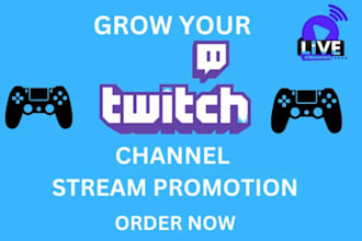 promote your twitch channel to real viewers for affiliate and partnership growth