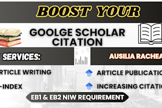 professionally boost your google scholar citation count, and backdated citation