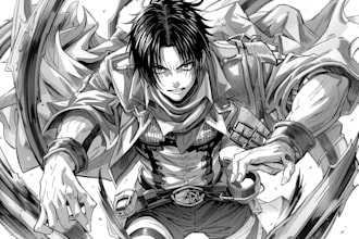 draw you in attack on titan manga anime style