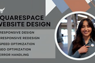 design squarespace website, wordpress website, squarespace landing page, seo opt