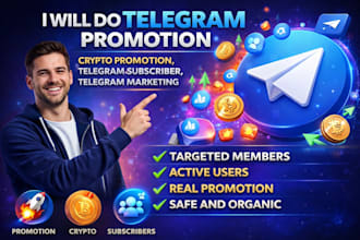 do telegram promotion, crypto promotion, telegram subscriber, telegram marketing