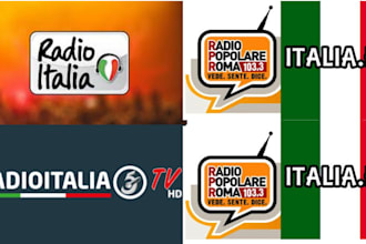 l promote your song and ads on italy radio, iheart, japan radio live