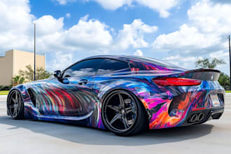 design vehicle wrap and truck decals