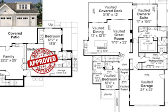 draw, redraw 2d architectural floor plan city permit drawings blueprint autocad