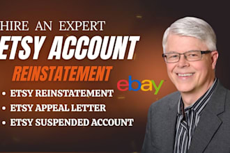 appeal and reinstate suspended etsy  account do etsy reopen
