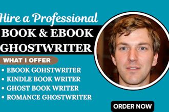 be fiction ghostwriter kindle book writer ghost book writer