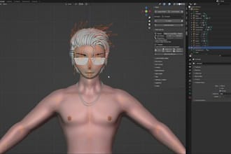 create 52 arkit blendshapes for your character, vrold, cc5, iclone, anime,vrchat
