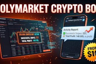 create polymarket bot, telegram trading bot, pump fun sniper bot nse forex bot