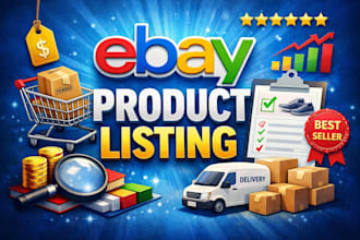 upload and optimize ebay product listings with SEO