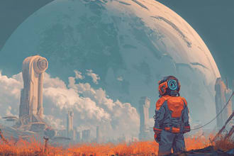 create cyberpunk, futuristic, and sci fi digital artwork