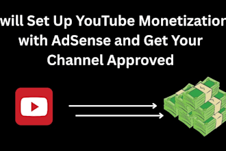 setup up your channel for youtube monetization and adsense