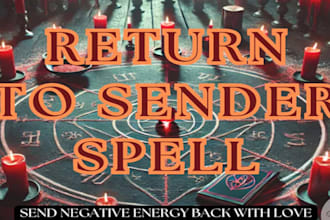 return to sender spell send negative energy back protect yourself cleanse space