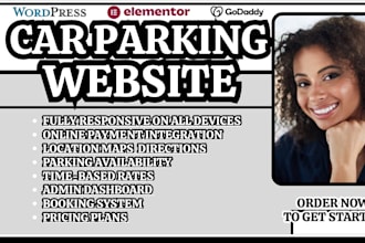 car parking website online parking system parking lot website website redesign