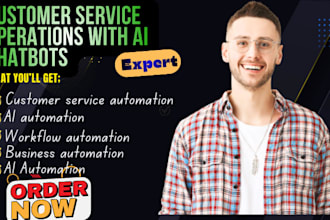 automate customer service operations with ai chatbots
