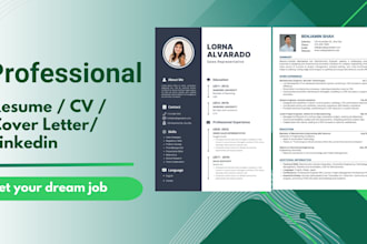 write an ats optimized resume, CV, cover letter and linkedin summary