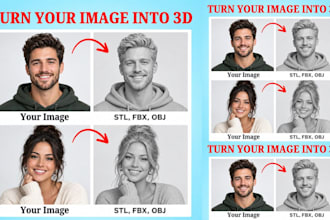 create 3d printable models from images to stl files