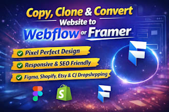 copy design clone website to webflow website design duplicate framer website