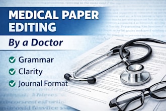 edit your medical research paper for journal submission