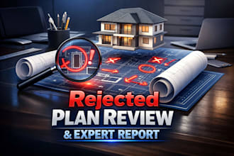 review and write report on your rejected US architectural plans