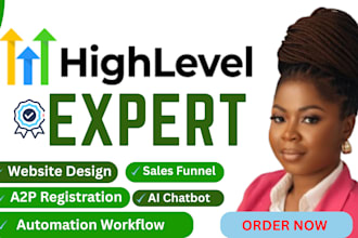 build gohighlevel website go highlevel landing page ghl sales funnel expert
