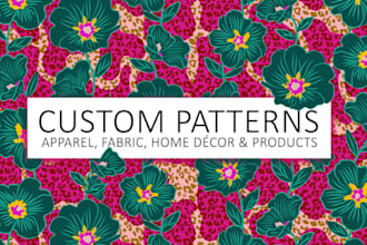 create seamless patterns textile and floral designs