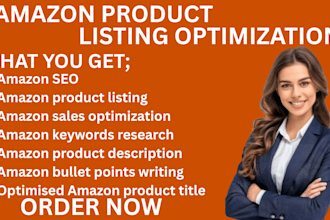 do amazon product listing description with SEO amazon listing optimization