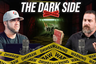 design high CTR viral youtube thumbnails for horror and podcast niches