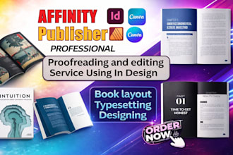 proofread, typeset, format your book, magazine layout using affinity publisher