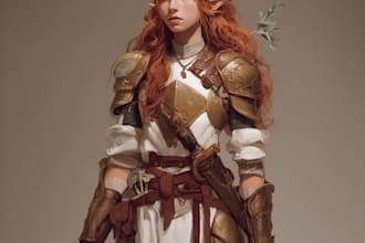 draw fantasy character illustration
