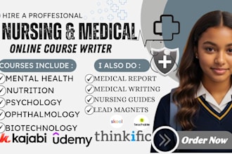 do online course creation course curriculum online course content medical course