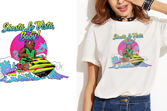 do streetwear t shirt design, graphic t shirt design and your clothing brand