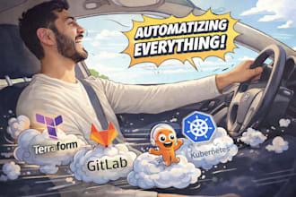 be your devops engineer for gcp cloud, kubernetes, docker and using gitops for u