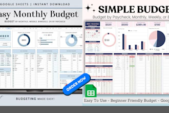 automate 2026 budget planner, savings, income and expense tracker spreadsheet