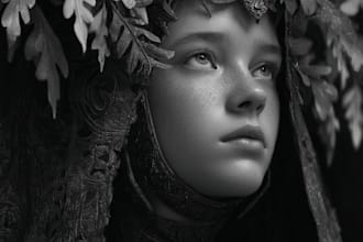 paint a realistic or fantasy portrait