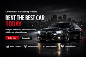 design car dealership website car rental website auto dealership website