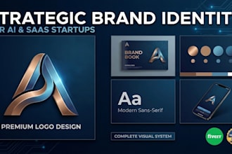 design a minimalist brand kit and identity with style guide for tech start up