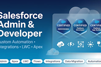provide salesforce customization, development, integration and lwc