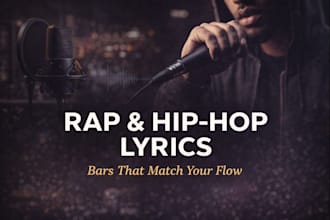 write powerful rap and hip hop lyrics that fit your flow