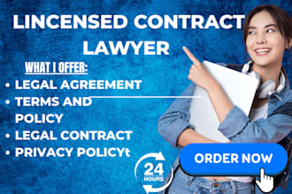 write terms and conditions compliance documents  legal agreement