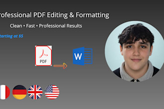 professionally edit, modify, and format your PDF files