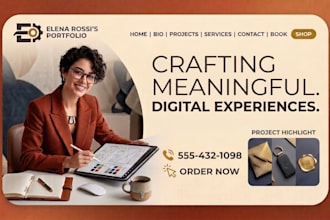 build your portfolio website for professional use
