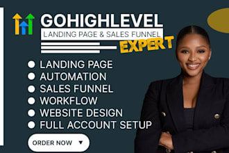 gohighlevel landing page go high level website design gohighlevel sales funnel